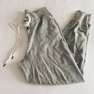 Aerie lace up jogger sweats
